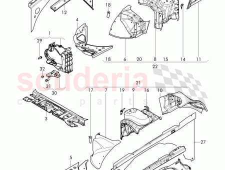 Photo of bracket for radiator grille 3Y0 853 957…