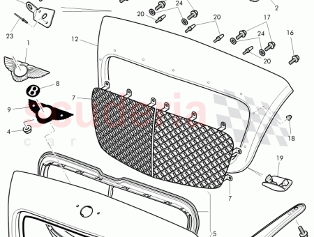 Photo of bracket locking catch F 3W 8 056 974…