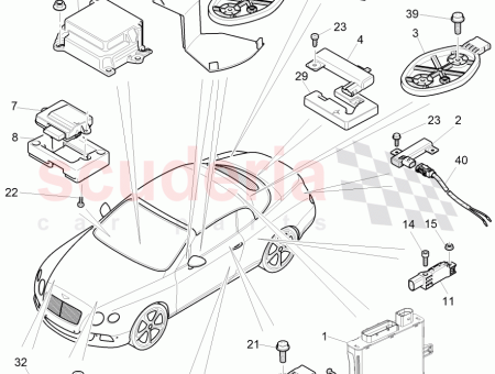 Photo of antenna connecting cable For vehicles with KESSY access…