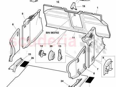 Photo of trim panel for partition With mounting for lock…