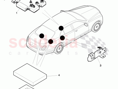 Photo of Switch for seat fore and aft seat height…