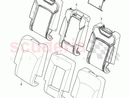 Photo of backrest cover leather 36A 883 083…