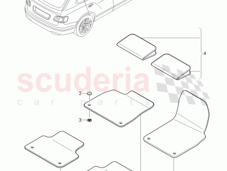 Photo of 1 set floor mats D 04 07 2016…