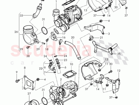 Photo of oil pipe For turbocharger 07V 145…