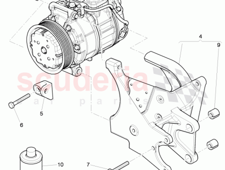 Photo of air conditioner compressor for refrigerant D MJ 2017…