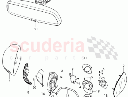 Photo of rear view mirror mounting 4W1 857…