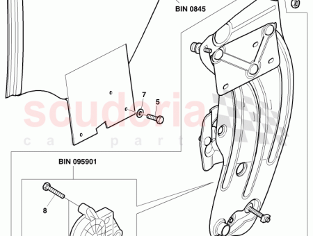 Photo of water deflector window regulator F 3W 6 037…