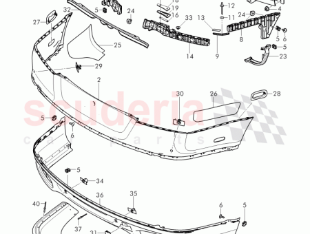 Photo of rear skirt…