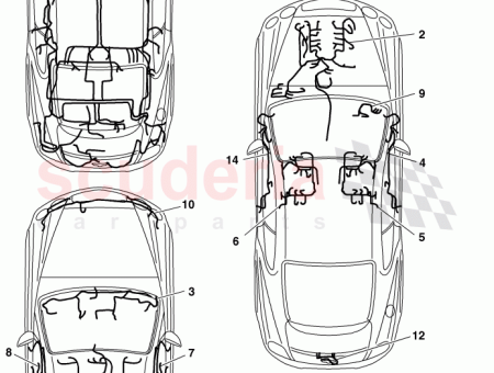 Photo of wire set tailgate boot lid D 12 09…
