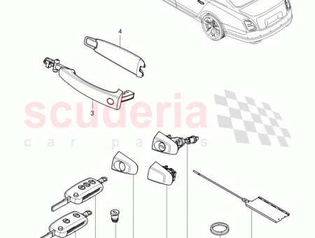 Photo of main key with change code transponder folding key…