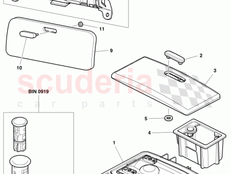 Photo of emblem adhesive cover for ashtray D MJ 2011…