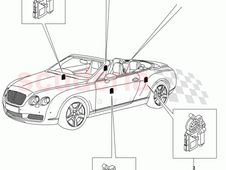 Photo of control unit for door window lifter motor…