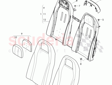 Photo of backrest panel 3W7 885 806…