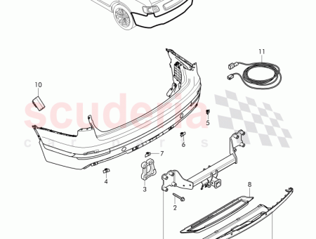 Photo of 1 set attachment parts for tow hitch also…