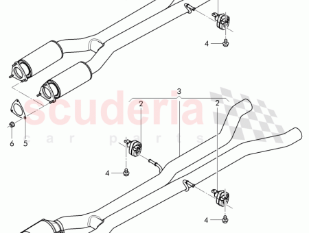 Photo of exhaust pipe with exhaust muffler front D MJ…