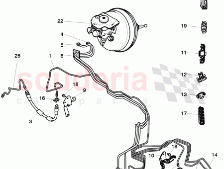 Photo of brake pipe hose from brake hose to brake…