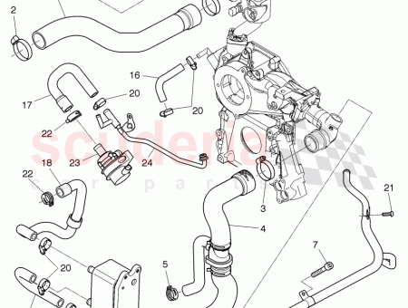 Photo of coolant hose…