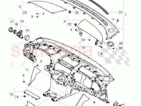 Photo of side panel trim for centre console…