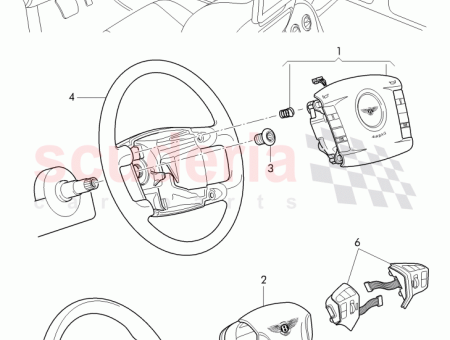 Photo of airbag unit for steering wheel only order for…
