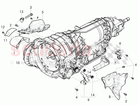 Photo of shield for transmission 3W0 301 328…