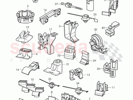 Photo of bracket for connector housing 3D0 937 545…