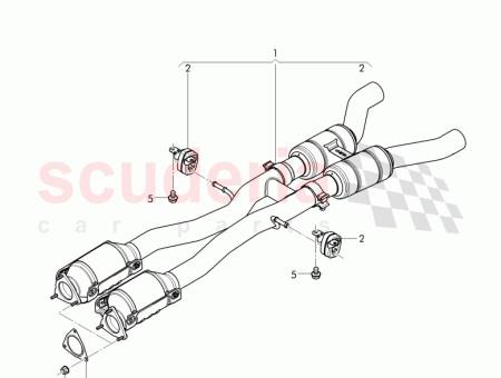 Photo of Exhaust pipe w cat converter and front silencer…