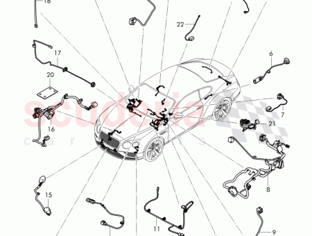 Photo of harness for engine 3W3 971 610…