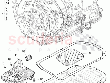 Photo of transmission oil sump…