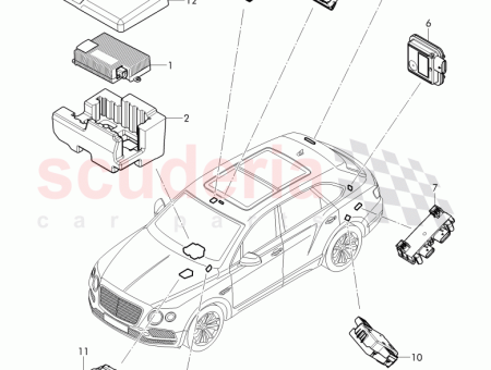 Photo of control unit for heated windscreen D 07 11…