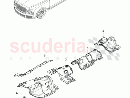 Photo of heat molded sound absorber for tunnel 3Y0 825…