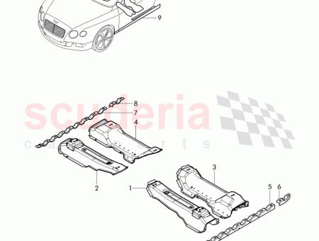 Photo of retaining plate for seat attachment…