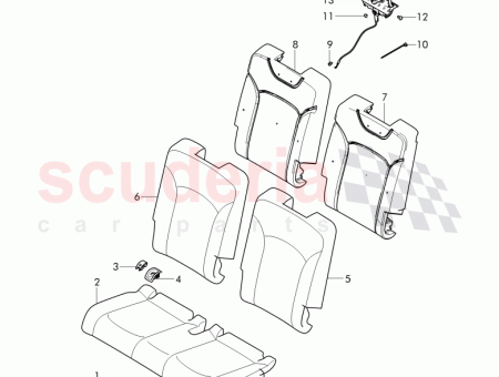 Photo of padding for backrest 36A 886 760…