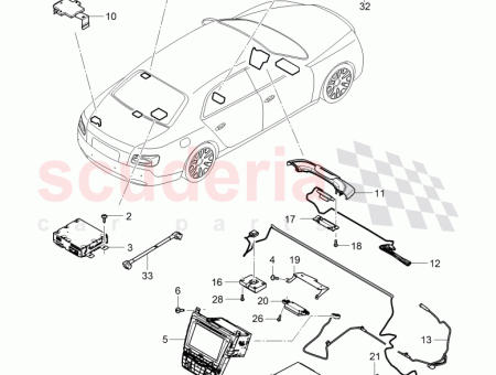 Photo of bracket antenna for telepass cardsystem 3W0 907…