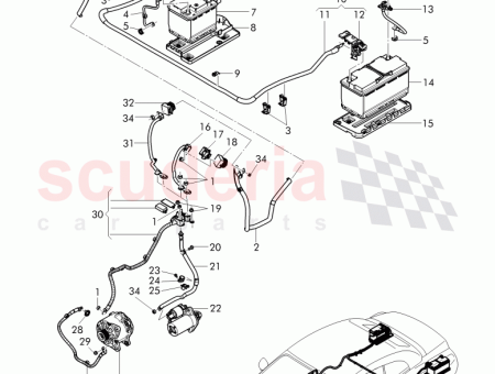 Photo of Wiring set for battery with fuse D 26…