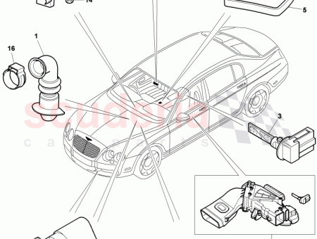 Photo of sensor for air quality for vehicles with air…