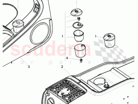Photo of insert for ashtray Chrome plated…