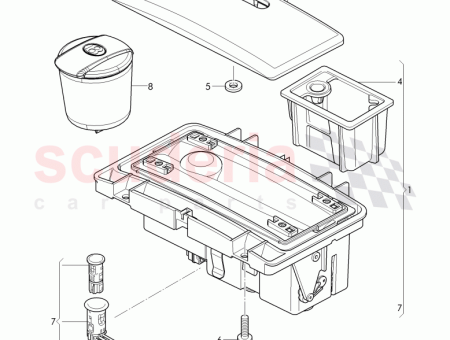 Photo of cover for ashtray 3W8 864…