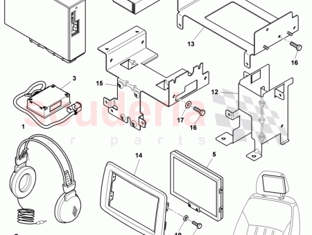 Photo of Fernbedienung fuer Rear Seat Entertainment RSE 3W5 035…