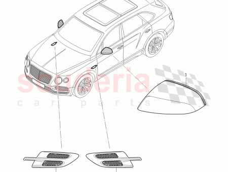 Photo of cap for rear view mirror 36A 857 537…