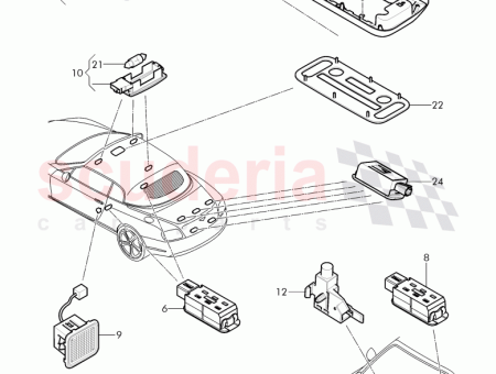 Photo of Switch Unit Roof module 3W7 959 527…
