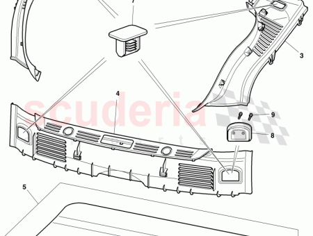 Photo of cover for spare wheel well D 12 10…