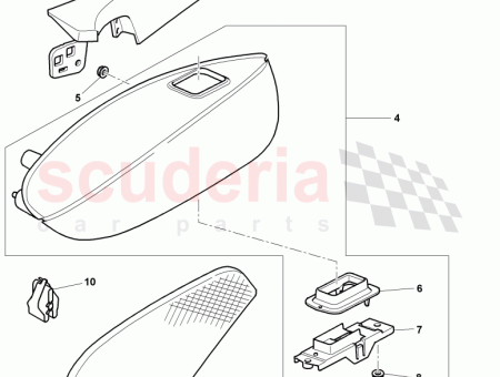 Photo of loudspeaker grille right rear manufactured to order refer…