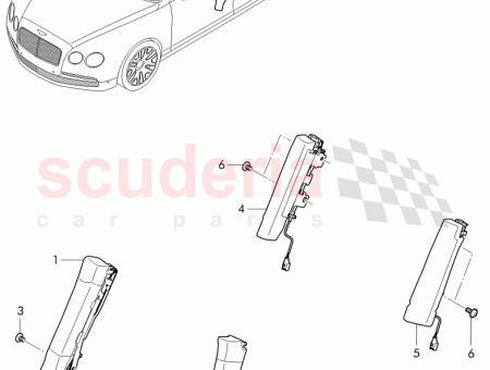 Photo of side air bag unit caution dangerous cargo only…