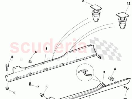 Photo of sill panel trim…