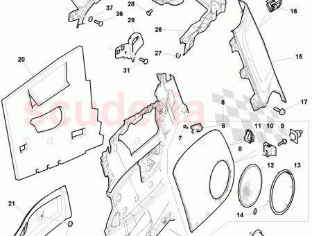 Photo of support element right rear…