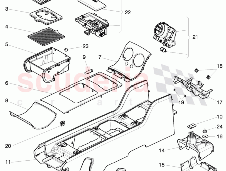 Photo of cover for center console 3W8 863 337…