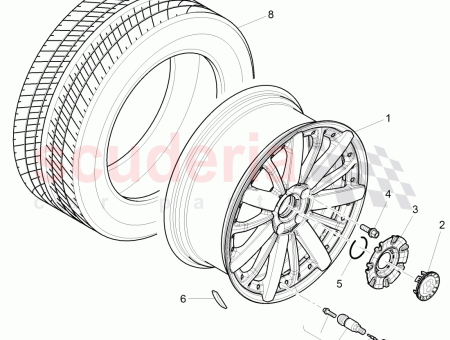 Photo of alloy wheel D 09 02 2015 3Y0 601…