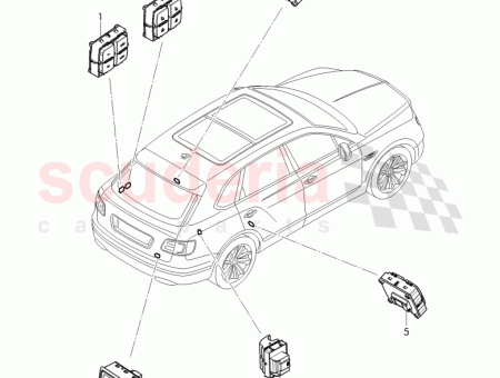 Photo of Push button for electric lid lock actuator…