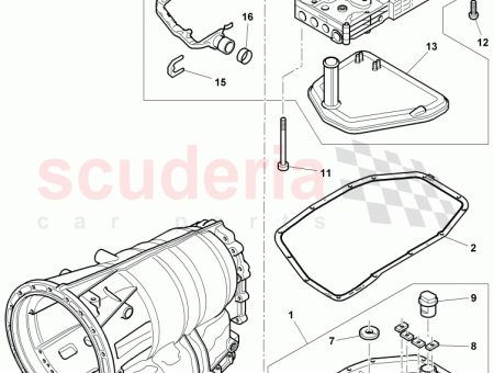 Photo of transmission oil sump…