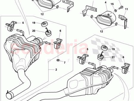 Photo of 1 Set of End Caps for Tailpipes lining…